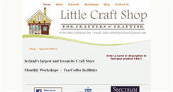 Desktop Screenshot of littlecraftshop.com