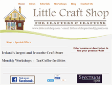 Tablet Screenshot of littlecraftshop.com